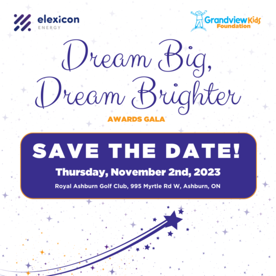 Dream Big, Dream Brighter with Elexicon Energy in support of Grandview Kids.