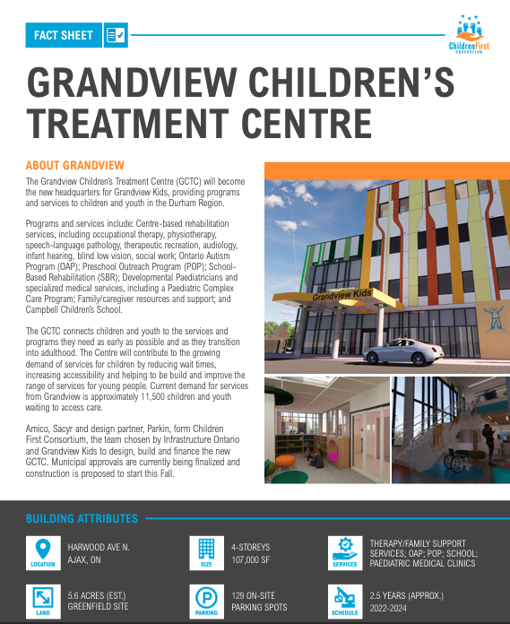The New Grandview Kids Fact Sheet